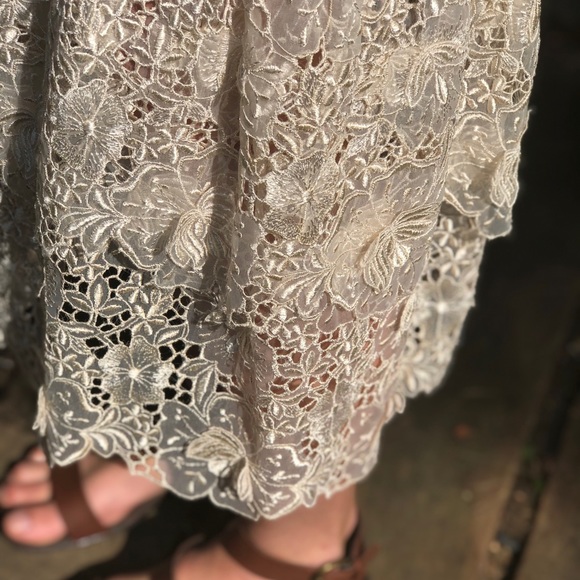 Toula long silk knit embroidered dress - Picture 10 of 11